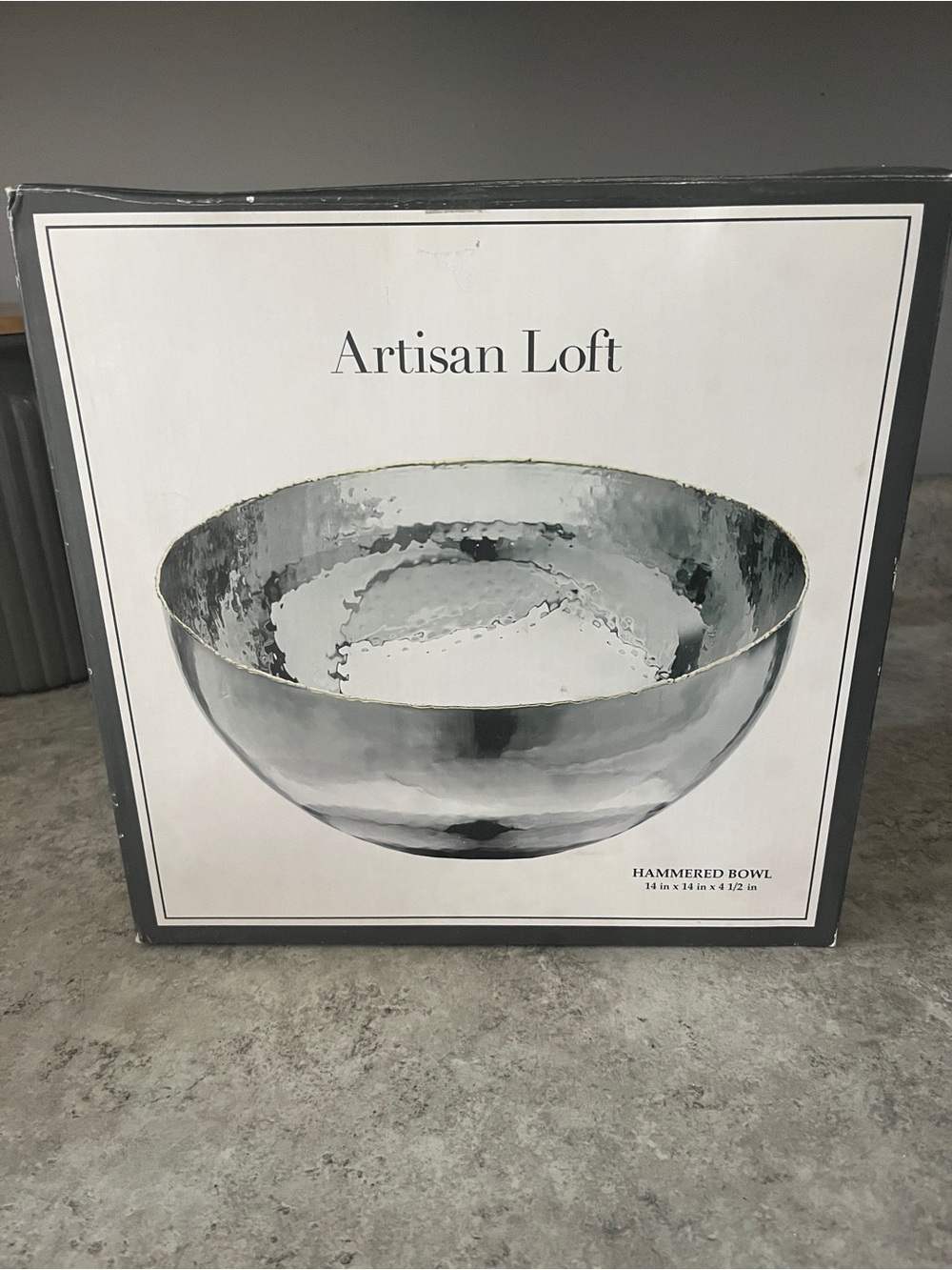 Artisan Loft Silver Hammered Decorative Bowl by Godinger